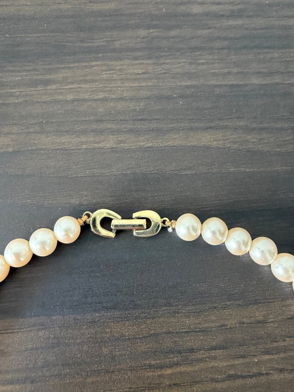 Richelieu Vintage Pearl Necklace Gold‑Tone 16 Inch - Picture 5 of 5